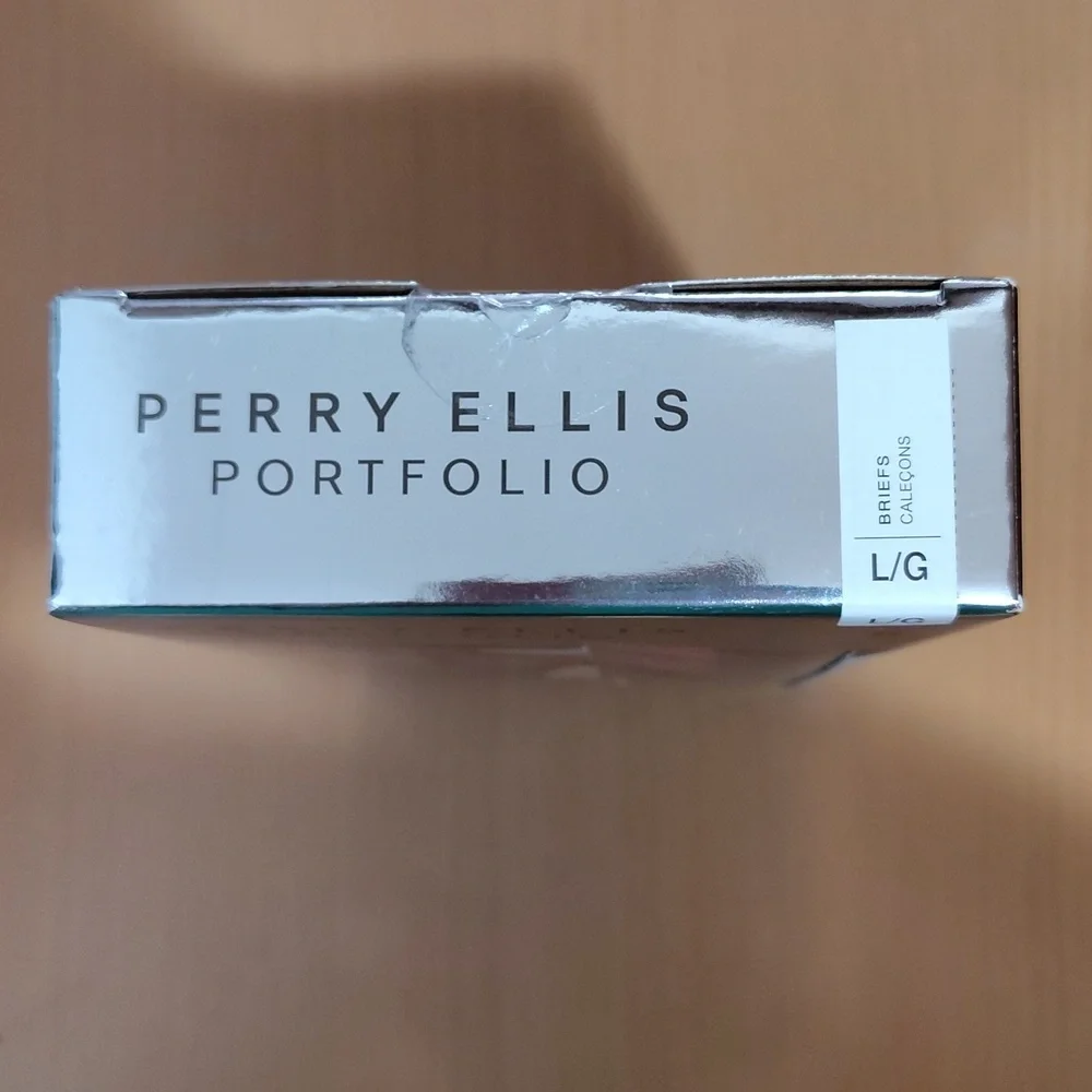 Perry Ellis Men's 5- Cotton Stretch Briefs Large (36-38) - Picture 6 of 6